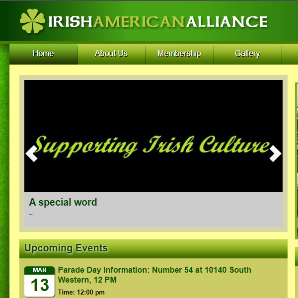 Irish American Alliance - Irish organization in Hickory Hills IL